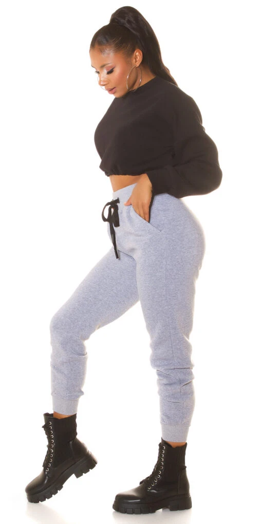 Pantalon Sport Gris Pour Femme – Image 5
