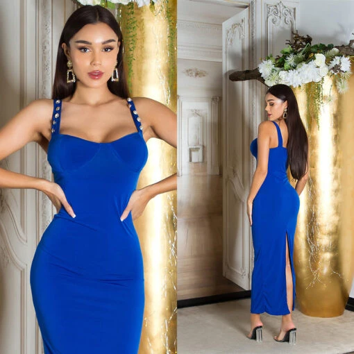 Robe Longue Bleu Roi – Image 6