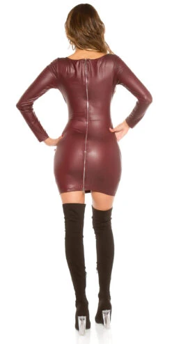 Robe Sexy Bordeaux -Mode de luxe 0000K19391 BORDEAUX 7