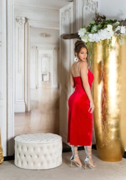 Robe De Soirée Longue Rouge -Mode de luxe 0000K65249 ROT 53