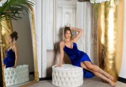 Robe De Soirée Longue Bleu Roi -Mode de luxe 0000K65249 ROYALBLAU 66