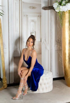 Robe De Soirée Longue Bleu Roi -Mode de luxe 0000K65249 ROYALBLAU 71