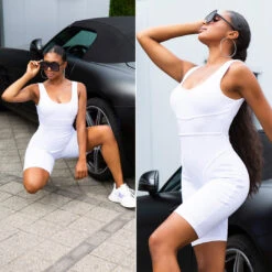 Combinaison Sport Blanche Pour Femme -Mode de luxe 0000KOV6167 N WEISS 35 69ac1166 f9af 4671 9508 8046d981ac82