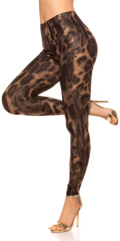 Legging Imprimé -Mode de luxe 0000T1225 N BRAUNGOLD 3