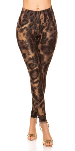 Legging Imprimé -Mode de luxe 0000T1225 N BRAUNGOLD 5