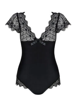 Obsessive Body Lingerie Noir à Volants -Mode de luxe 10961