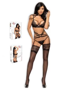 Beauty Night Ensemble Dessous Coquins 4 Pièces -Mode de luxe 14684 65fd28a4 968f 4010 8804 d0d1e1966358