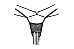 Anaïs String Ouvert Noir Aretusa -Mode de luxe 17405 b4e5dbf8 43b2 4b5a ab18 d9376f6dd15f