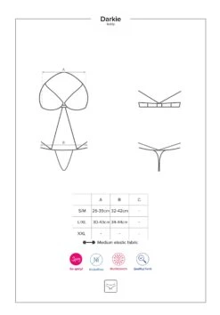 Obsessive Body Sexy Noir Ouvert -Mode de luxe 17564a9a5dfad0c0dd639506e4696a6b
