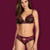 Obsessive Ensemble Lingerie Coquine Noir Et Fuchsia -Mode de luxe 21033 8dea8dae f8bd 4408 97cc 825ceb940193