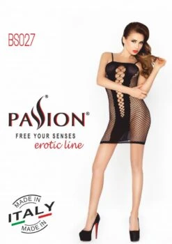 Robe Lingerie Ajourée Noire -Mode de luxe 22420