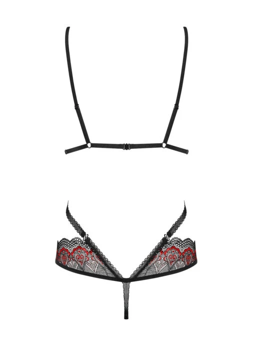 Obsessive Body Sexy Noir Et Rouge – Image 4