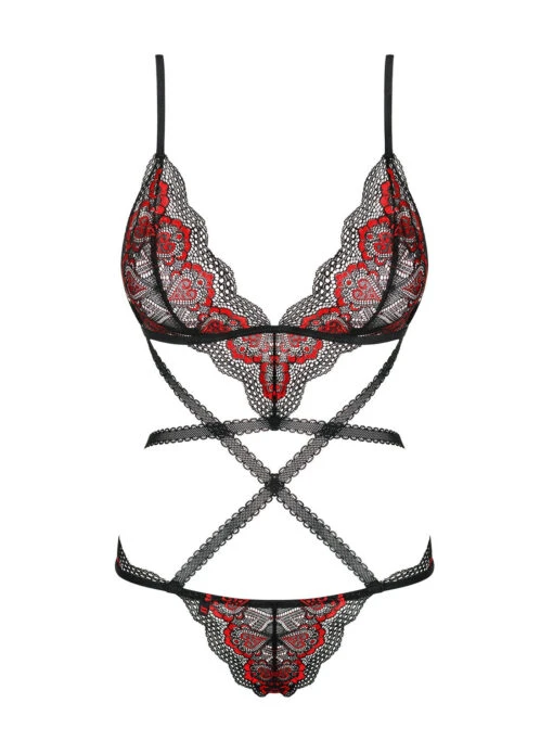 Obsessive Body Sexy Noir Et Rouge – Image 3