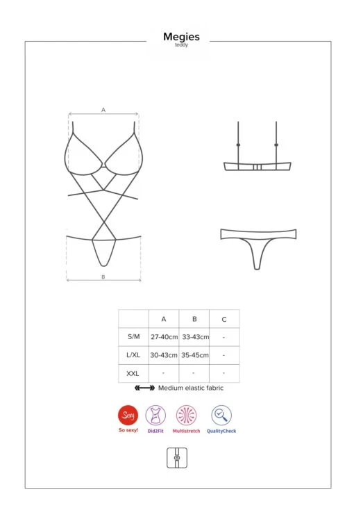 Obsessive Body Sexy Noir Et Rouge – Image 5