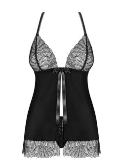 Obsessive Nuisette Sensuelle Babydoll Noire Chiccanta -Mode de luxe 22818 d7de3d72 610f 442b 9338 78c044584c67