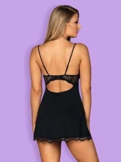 Obsessive Nuisette Voile Noire -Mode de luxe 23197 e42d1f94 265d 4c29 8346 fb6b8fb6b072