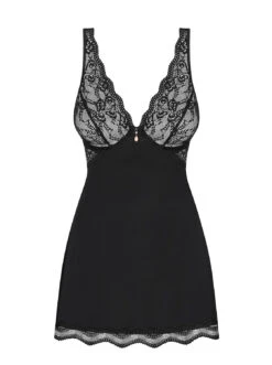 Obsessive Nuisette Voile Noire -Mode de luxe 23199 427cdccb b812 45d2 9dee 1a2ff06d4385