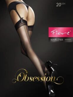Fiore Bas Couture 20 DEN Noir - Marlena