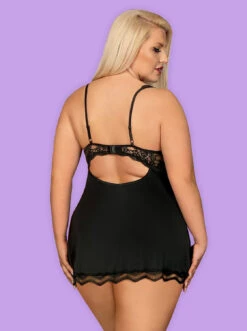 Obsessive Nuisette Voile Noire -Mode de luxe 24361 30a081f7 fc50 47c4 9c69 da6b8e4821d3
