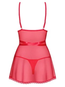 Obsessive Nuisette Rouge Transparente -Mode de luxe 25348 f493d279 d1b9 4775 a770 b39f394ab049