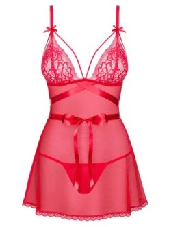 Obsessive Nuisette Rouge Transparente -Mode de luxe 25349 d75b9f37 ae67 4f37 9a7d 95f6c1a7613c