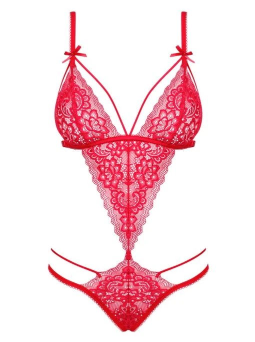 Obsessive Body Rouge Sexy En Dentelle Lovlea – Image 3