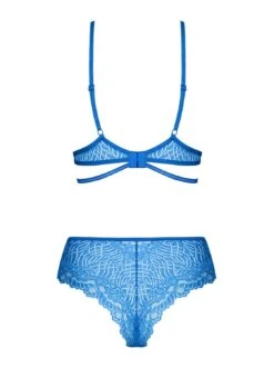 Obsessive Ensemble Lingerie De Charme Bleu Bluellia -Mode de luxe 28074