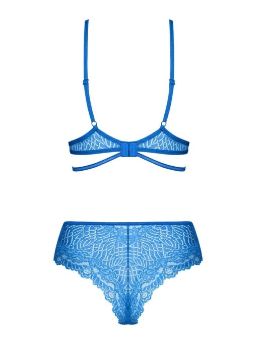 Obsessive Ensemble Lingerie De Charme Bleu Bluellia – Image 4