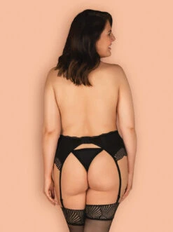 Obsessive Porte-jarretelles Noir élégant Et Sexy -Mode de luxe 29304