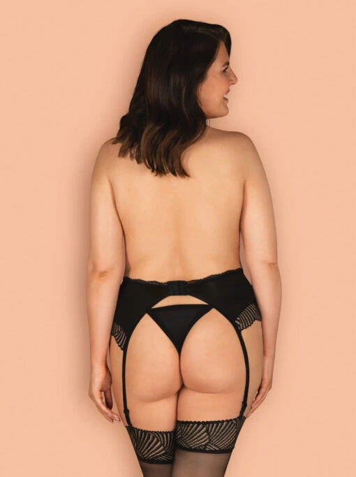 Obsessive Porte-jarretelles Noir élégant Et Sexy – Image 4