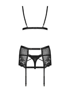 Obsessive Ensemble Lingerie De Charme élégant Noir -Mode de luxe 29934