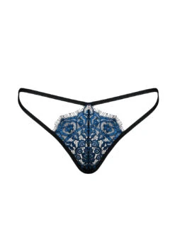 Obsessive String En Dentelle Bleu Yassmyne -Mode de luxe 30431 1fea1ca4 00f7 4637 8d00 46dbd0e90b57