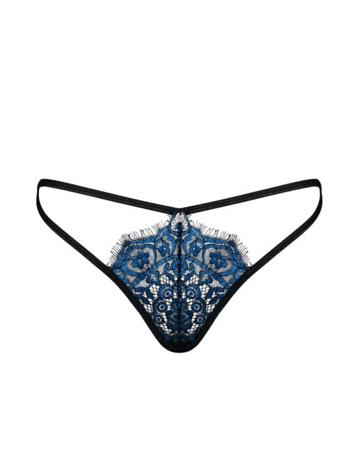 Obsessive String En Dentelle Bleu Yassmyne – Image 5