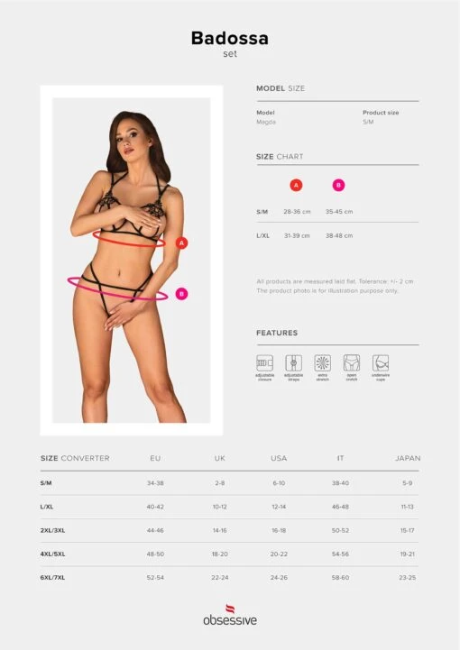 Obsessive Ensemble Lingerie Ouverte Badossa – Image 5
