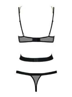 Obsessive Body String Noir Bondy -Mode de luxe 3217