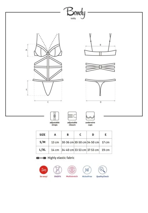 Obsessive Body String Noir Bondy – Image 5