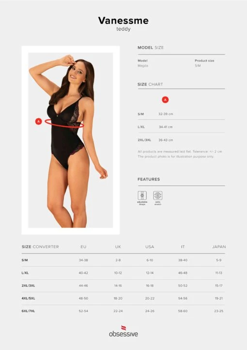 Obsessive Body Lingerie Noir Vanessme – Image 11