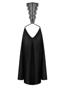 Obsessive Robe Longue Sexy Noire -Mode de luxe 33254