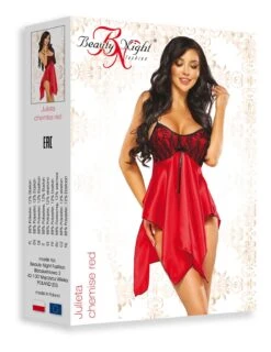 Beauty Night Nuisette Sexy Satin Rouge -Mode de luxe 34673 cf213355 ec19 488c a4a0 e24f109caa40