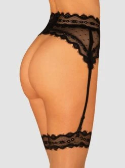 Obsessive Porte Jarretelles Noir Marrbel -Mode de luxe 35203