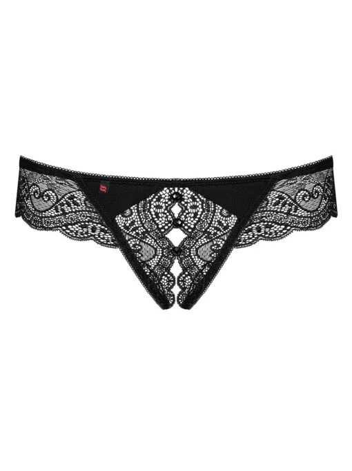 Obsessive String Ouvert Noir – Image 3