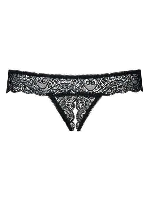 Obsessive String Ouvert Noir – Image 4
