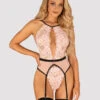 Obsessive Body Rose En Dentelle -Mode de luxe 35830
