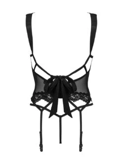 Obsessive Corset Sexy Et String Noir -Mode de luxe 36237