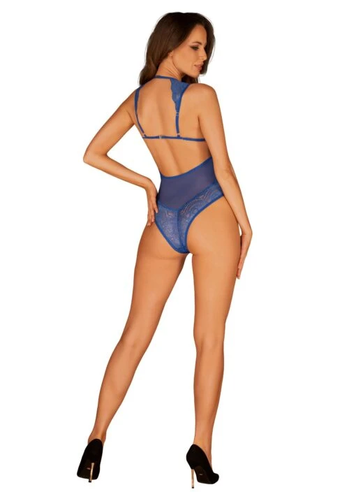 Obsessive Body Sexy Transparent En Dentelle Bleu – Image 3