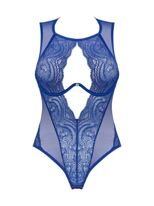 Obsessive Body Sexy Transparent En Dentelle Bleu – Image 6