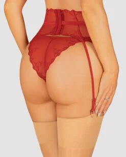 Obsessive Porte-jarretelles Sexy Rouge