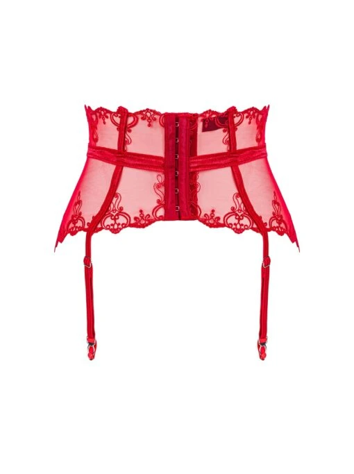Obsessive Porte-jarretelles Sexy Rouge – Image 5