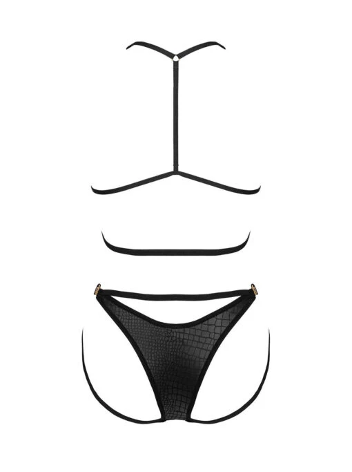 Obsessive Ensemble Lingerie Noire Deux Pièces - Cobra – Image 6