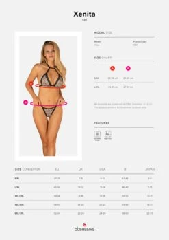 Obsessive Lingerie Leopard Deux Pièces -Mode de luxe 36732